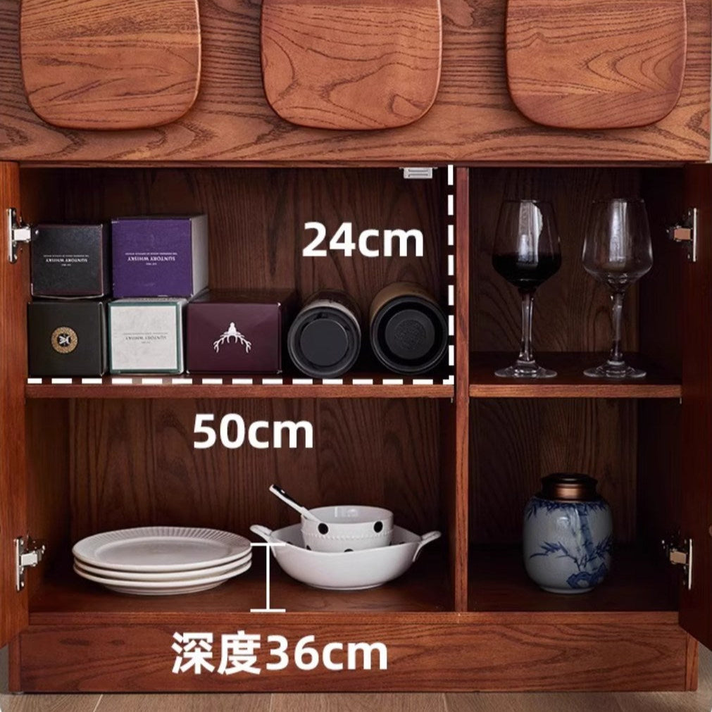 <包送貨包安裝>中古風朱古力儲物櫃APG001
