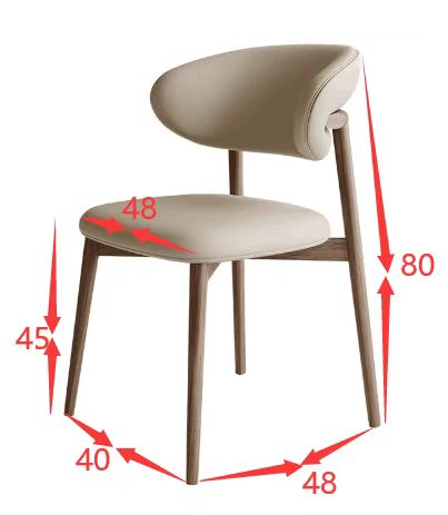 <限時優惠 買一送一>白蠟木羊角椅BC02