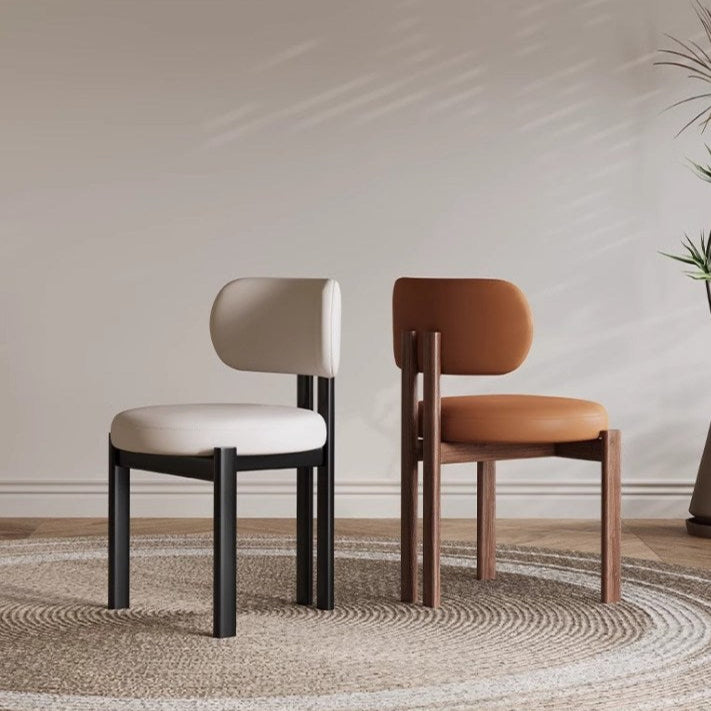 <包送貨> 簡約實木皮凳DF006