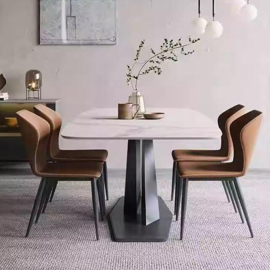 <包送貨包安裝>意式小戶型岩板餐桌JHT007