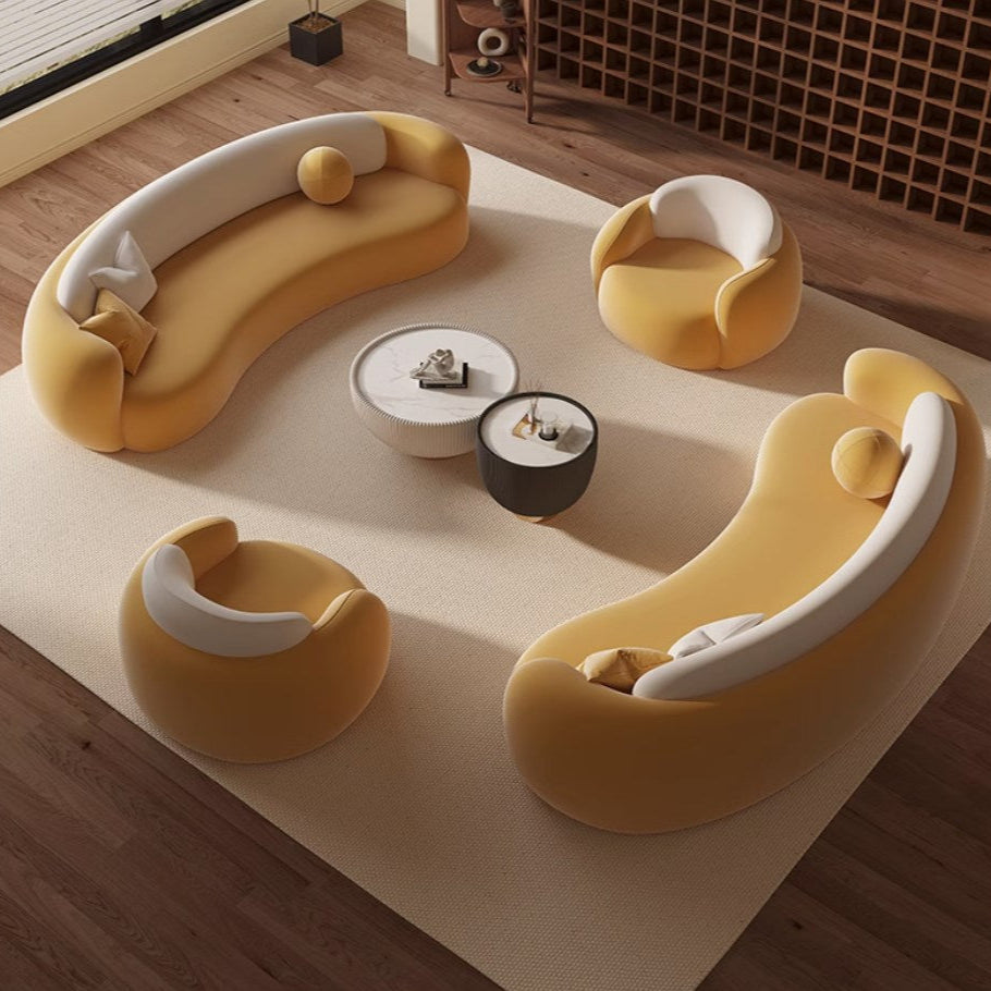 <包送貨包安裝>簡約弧形沙發SAT001