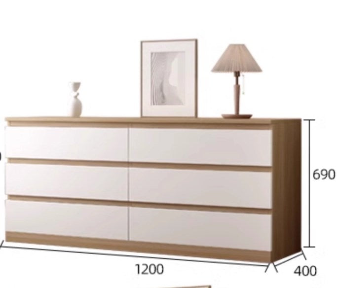 <包送貨包安裝>實木簡約儲物抽屜櫃TT002