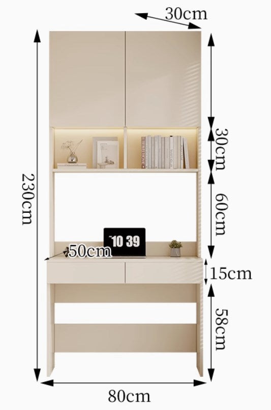 <包送貨包安裝>小戶型奶油粉書桌TT013