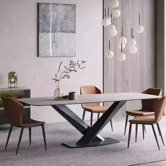 <包送貨包安裝>意式小戶型岩板餐桌JHT007